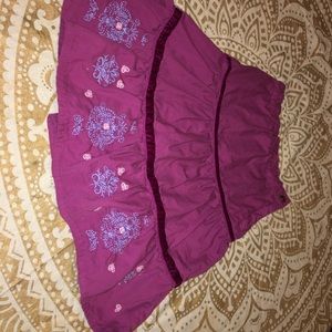 NAARTJIE tiered lined embroidered peasant skirt